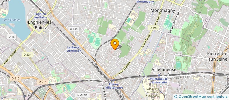 localisation de l'entreprise PEGASUS IT CONSULTING à DEUIL-LA-BARRE