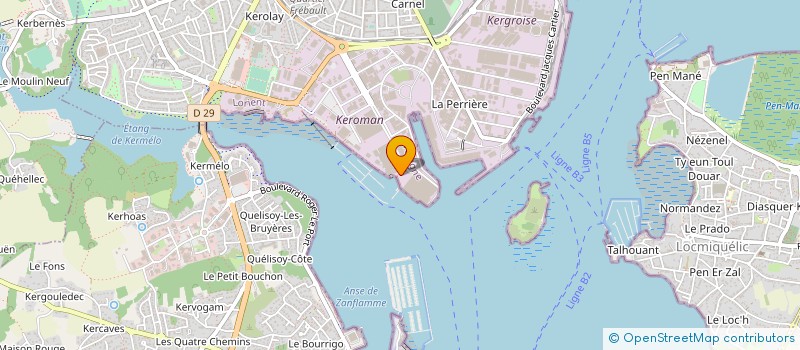 localisation de l'entreprise PEGASUS LEADERSHIP à LORIENT