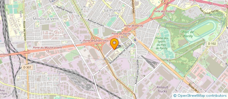 localisation de l'entreprise PEGASUS PROMOTION  VENISSIEUX