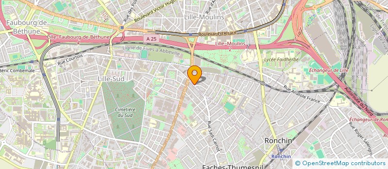 localisation de l'entreprise PEGASUS SERVICES à LILLE