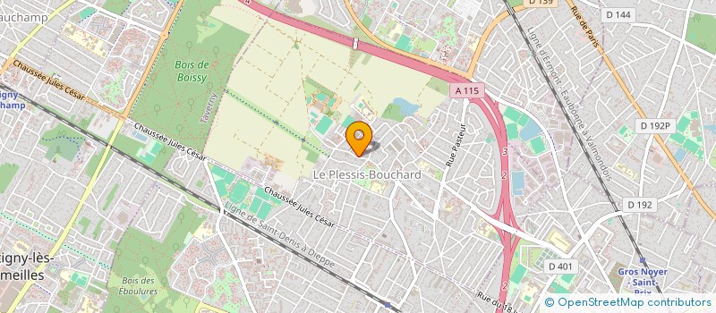 localisation de l'entreprise PEGASUS TRANSPORTS  LE PLESSIS-BOUCHARD