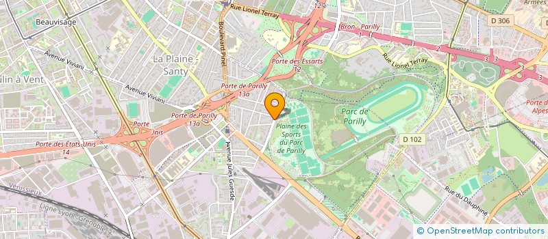 localisation de l'entreprise PEGASUS TROIS  VENISSIEUX