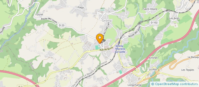 localisation de l'entreprise PEGAT & CIE  ETAUX