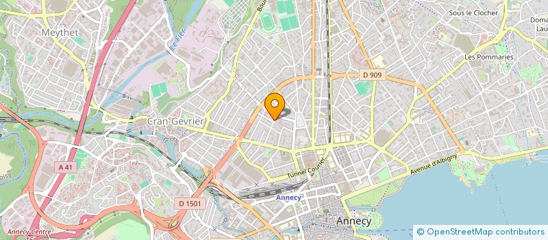 localisation de l'entreprise PEGAZ ET CASSIOPEE à ANNECY