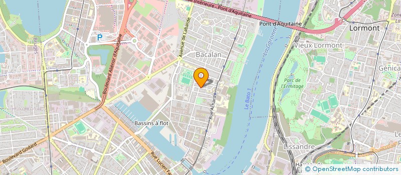 localisation de l'entreprise PEGAZAUTO  BORDEAUX