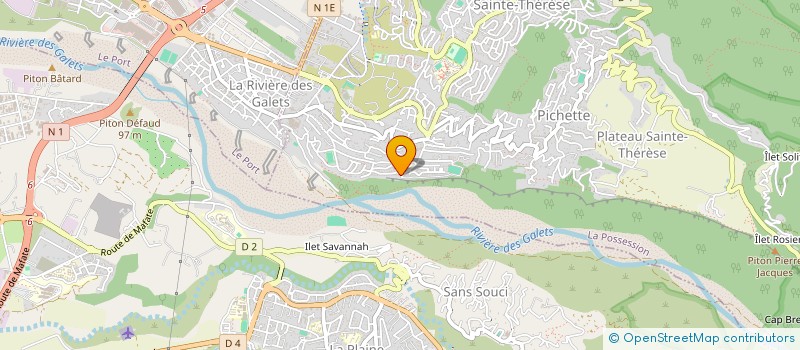 localisation de l'entreprise PEGAZE à LA POSSESSION