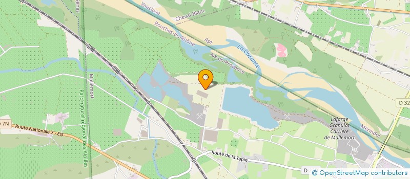 localisation de l'entreprise PEGAZE  MALLEMORT