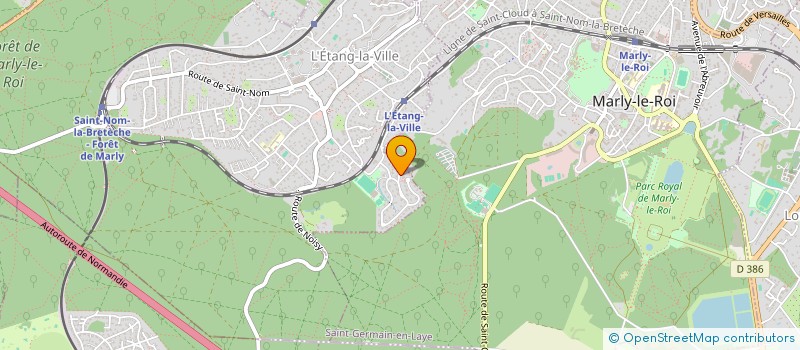 localisation de l'entreprise PEGGY ET LES TROIS PETITS COCHONS  L'ETANG-LA-VILLE