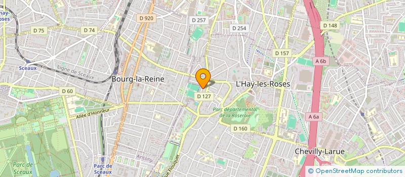 localisation de l'entreprise PEGGY GASTE CONSULTING  L'HAY-LES-ROSES