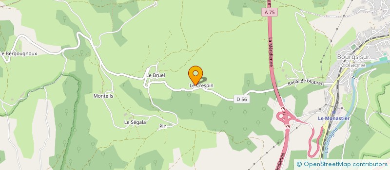 localisation de l'entreprise PEGHASE  BOURGS SUR COLAGNE