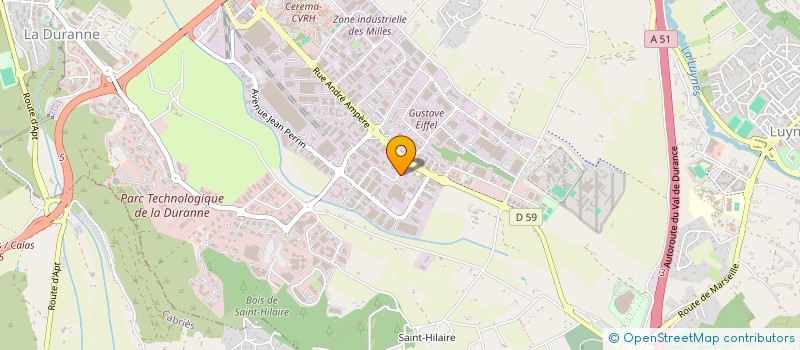 localisation de l'entreprise PEGIMMO à AIX-EN-PROVENCE