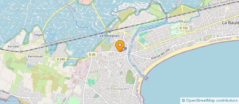 localisation de l'entreprise PEGL CUISINES  LE POULIGUEN