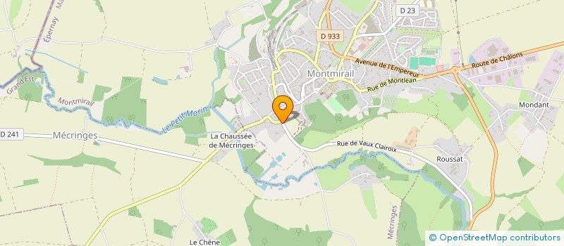 localisation de l'entreprise PEGMI à MONTMIRAIL