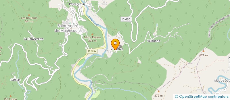 localisation de l'entreprise PEGNOL  VAL-D'AIGOUAL