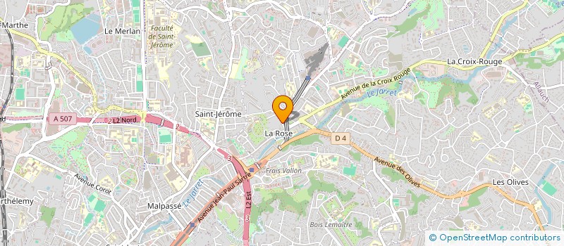 localisation de l'entreprise PEGODEM  MARSEILLE