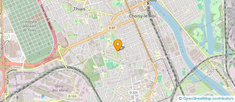 localisation de l'entreprise PEGRID à THIAIS