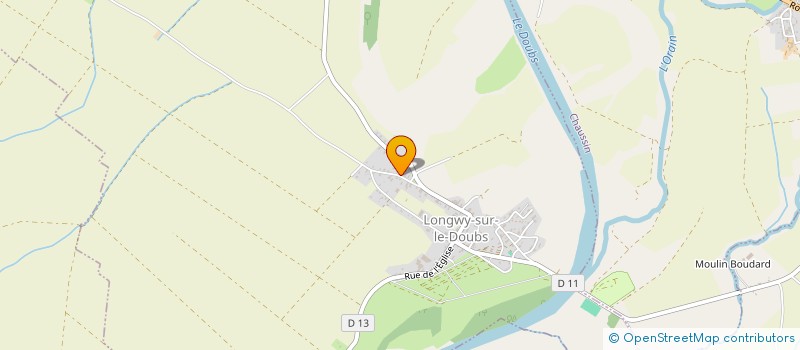localisation de l'entreprise PEGUILLET à LONGWY-SUR-LE-DOUBS