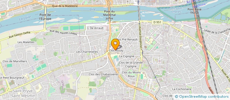 localisation de l'entreprise PEGUY CONDUITE à ORLEANS