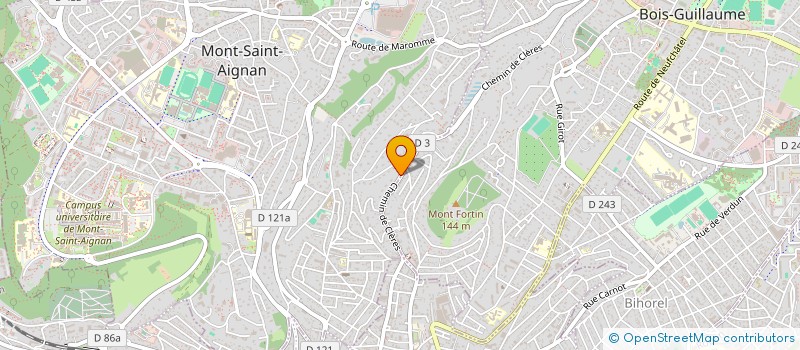 localisation de l'entreprise PEHAI à ROUEN