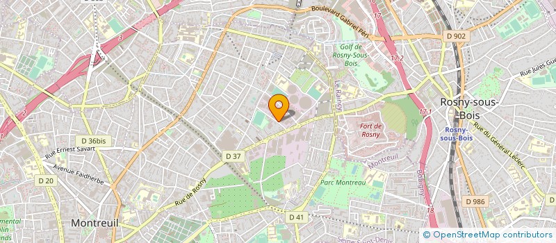 localisation de l'entreprise PEHM CONSULTING à MONTREUIL