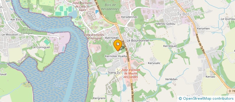localisation de l'entreprise PEHORE FINANCES à QUIMPER