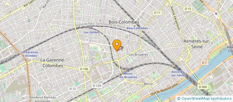 localisation de l'entreprise PEHOS CONSULT à BOIS-COLOMBES