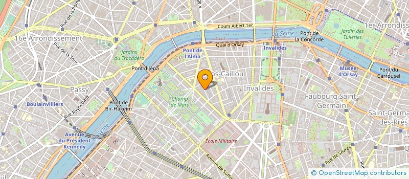 localisation de l'entreprise PEI HAI S A  PARIS