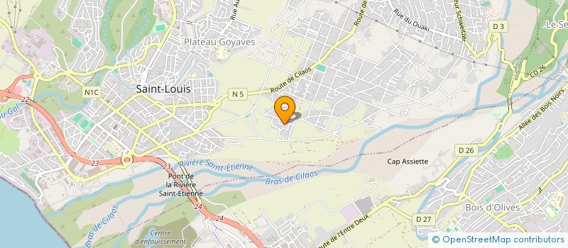 localisation de l'entreprise PEI LOKASYON  SAINT-LOUIS