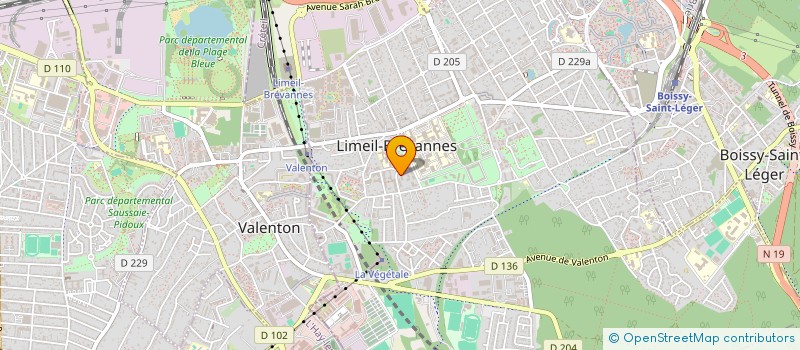 localisation de l'entreprise PEIGNE D OR  LIMEIL-BREVANNES