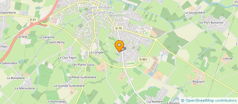 localisation de l'entreprise PEIGNER INVEST  SAINT-PHILBERT-DE-GRAND-LIEU