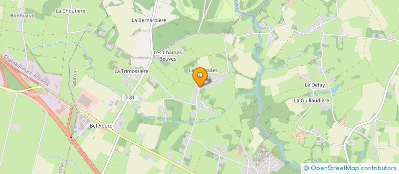 localisation de l'entreprise PEIGNERE  SAUTRON