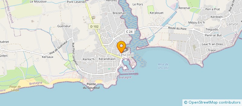 localisation de l'entreprise PEILLET PAUL ET CIE  PLOBANNALEC-LESCONIL