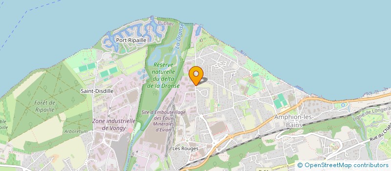 localisation de l'entreprise PEILLEX OLIVIER & KARINE  PUBLIER