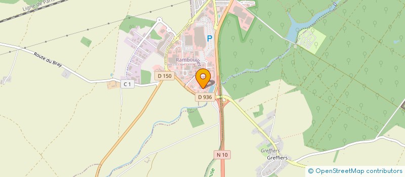 localisation de l'entreprise PEINDECOR YVELINOIS à RAMBOUILLET