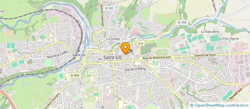 localisation de l'entreprise PEINDRE A SAINT LO - L'ASSOCIATION DES ELEVES DE L'ECOLE MUNICIPALE DE DESSIN à SAINT-LO