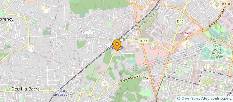 localisation de l'entreprise PEINFLEX à GROSLAY
