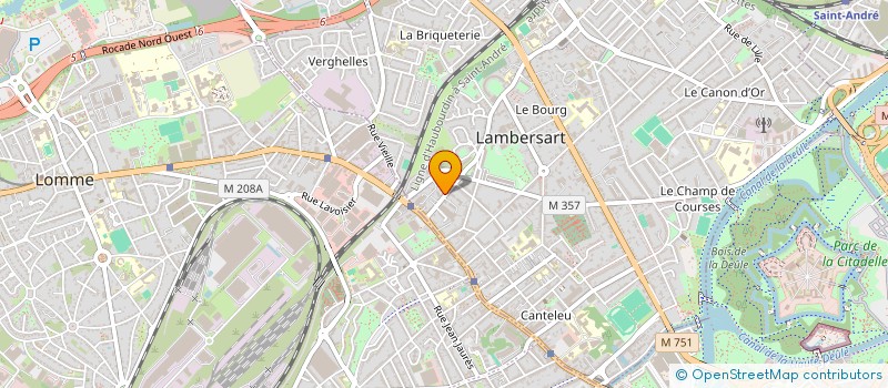 localisation de l'entreprise PEINT ART à LAMBERSART