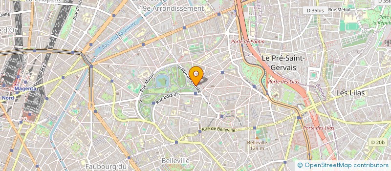 localisation de l'entreprise PEINT BAT  PARIS