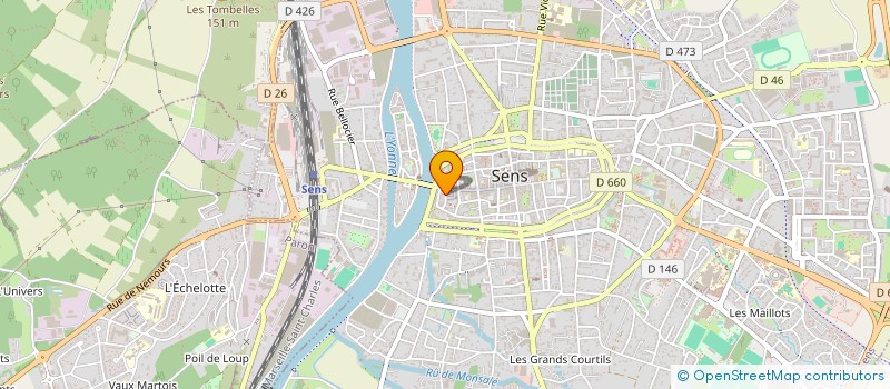 localisation de l'entreprise PEINT COMPANY  SENS