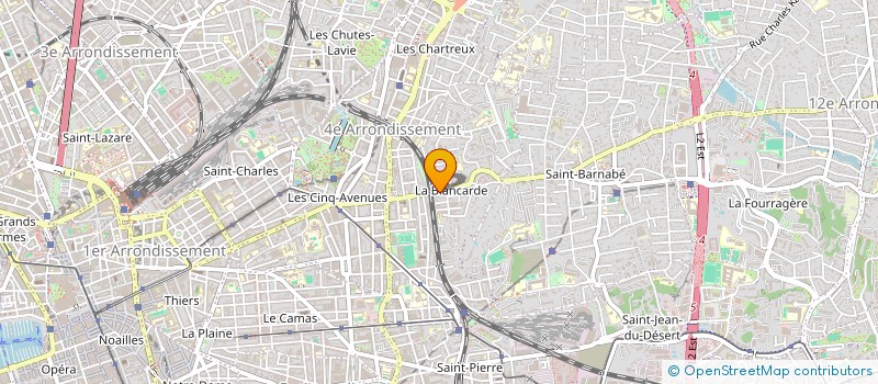localisation de l'entreprise PEINT REVETEMENT VITRERIE NETTOYAGE BATI à MARSEILLE