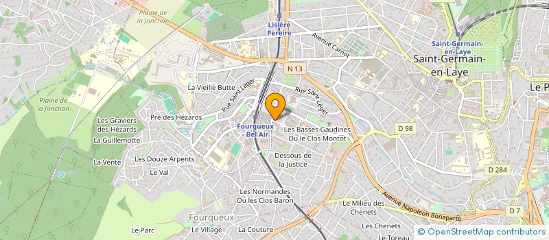 localisation de l'entreprise PEINTEBAT  SAINT-GERMAIN-EN-LAYE