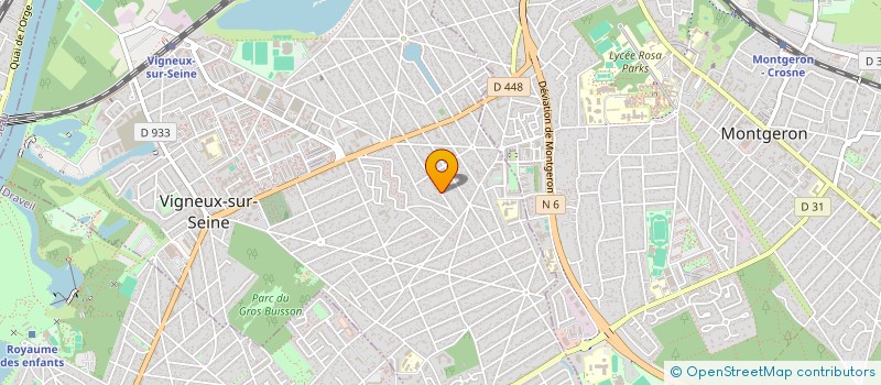 localisation de l'entreprise PEINTINEX SUD à LA COURNEUVE