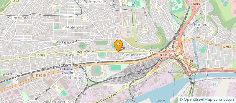 localisation de l'entreprise PEINTRE BATIMENT à LE HAVRE