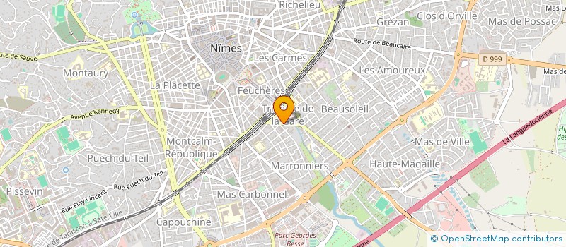 localisation de l'entreprise PEINTRE EXPRESS  NIMES