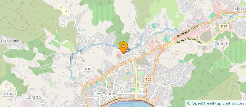 localisation de l'entreprise PEINTRES EN HERBE à AJACCIO