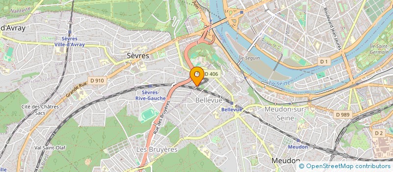 localisation de l'entreprise PEINTROBAT à SEVRES