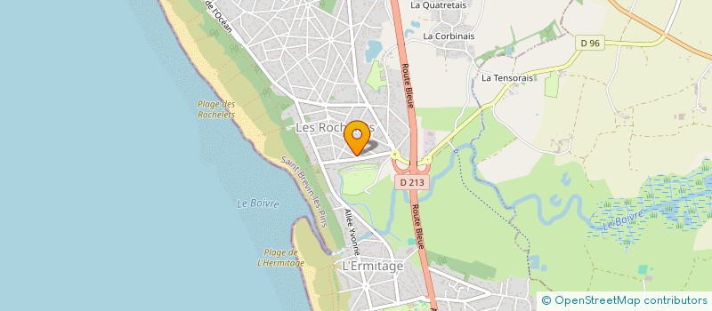 localisation de l'entreprise PEINTUR'OCEANE à SAINT-BREVIN-LES-PINS