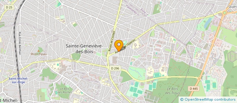 localisation de l'entreprise PEINTURA à SAINTE-GENEVIEVE-DES-BOIS