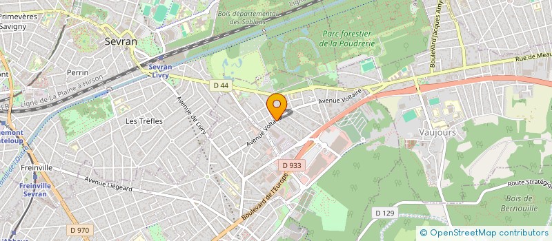 localisation de l'entreprise PEINTURE 3000  LIVRY-GARGAN