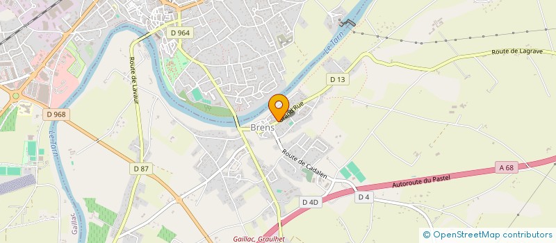 localisation de l'entreprise PEINTURE 81  TOULOUSE